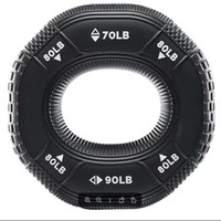 Silicone Adjustable 20-90LB Hand Grip Arm Strength Exercise Gripping Ring Fitness Gym Finger Forearm Trainer Carpal Expander