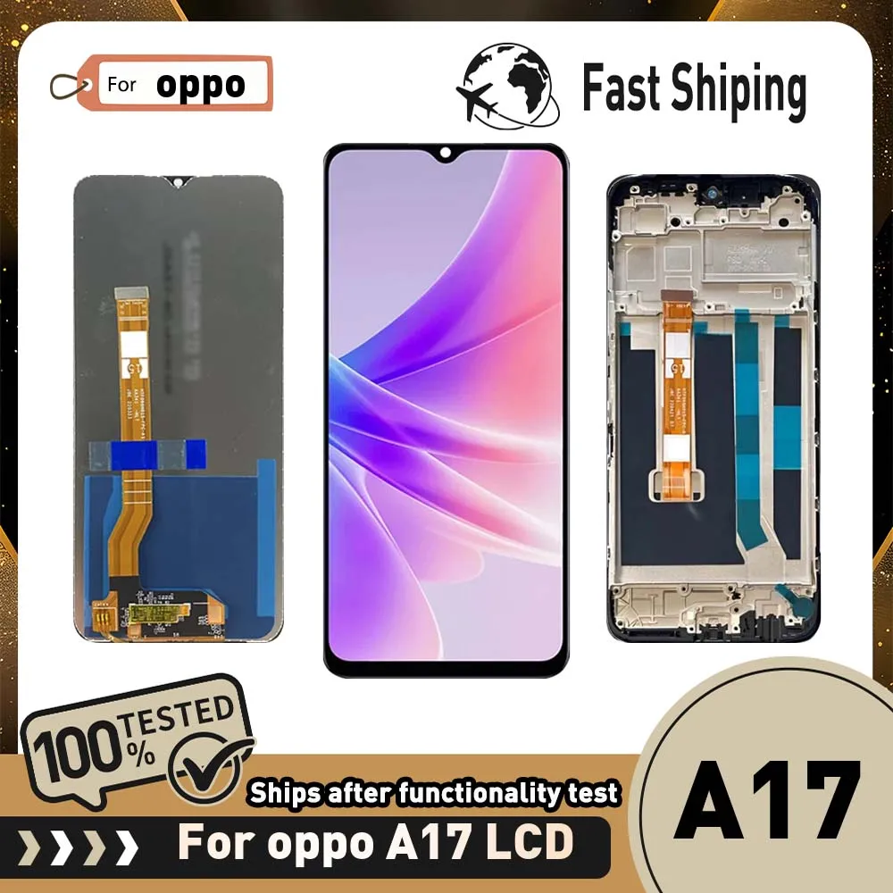 

6.56'' IPS For OPPO A17 LCD Display Touch Screen Digitizer Assembly For OPPO CPH2477 LCD Replacement Parts