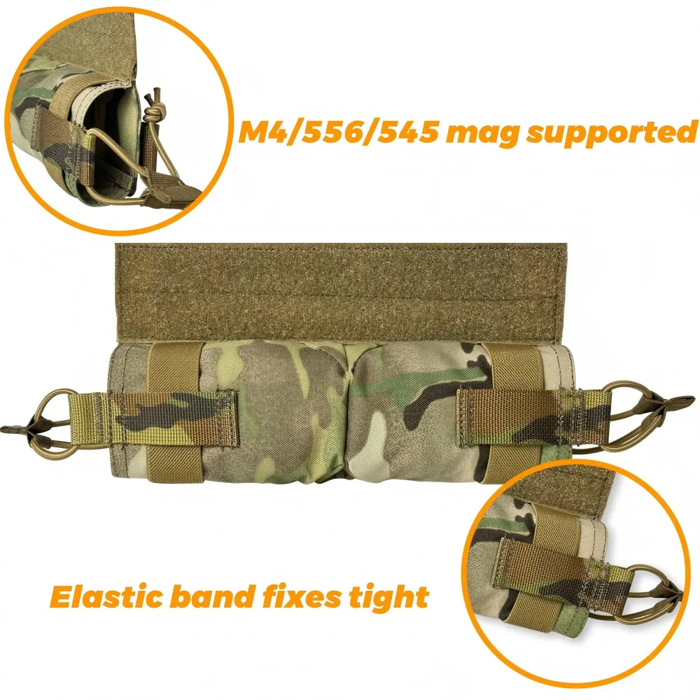 UNIONTAC Side Pull Mag Pouch - Lightweight Horizontal 500D Nylon Abrasion Resistance M4 Magzine Pouch  with All Vests