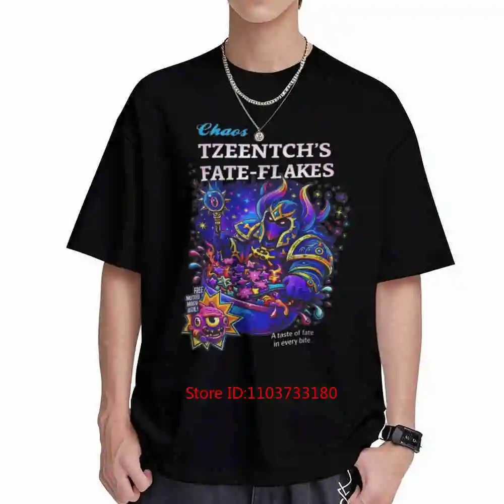 Tzeentch's Fate Flakes Short Sleeve Tee 100% Cotton T-Shirt