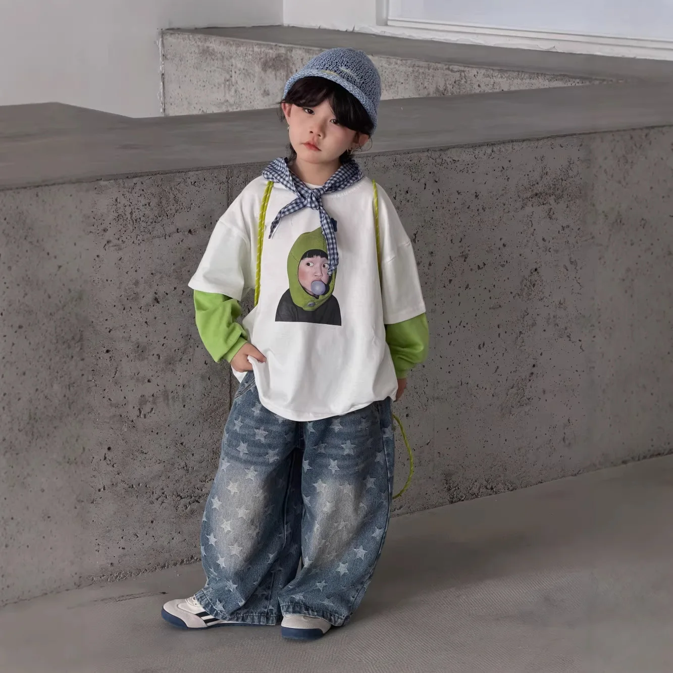 Children Clothing Personalized Casual Straight Leg Jeans 2026 Spring New Boys Fashionable Versatile Loose Comfortable Jeans