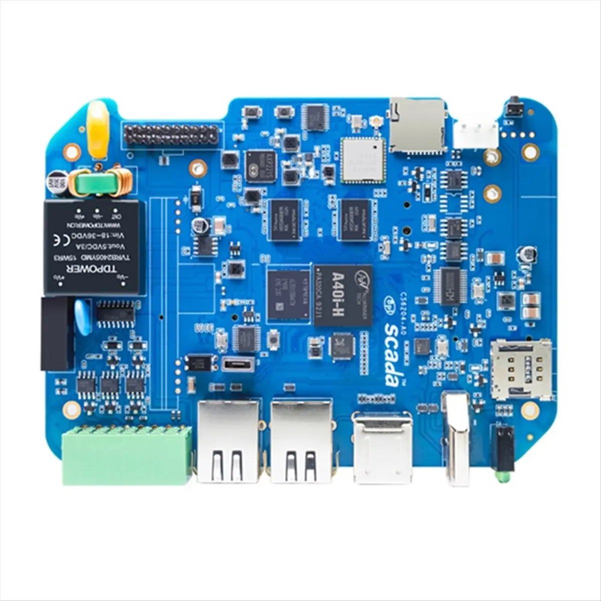 [VALUE PACK]For -6204 Embedded Single Board for Allwinner A40I -A7 4G DDR3 8G EMMC 4XRS485+RS232+CAN Industrial