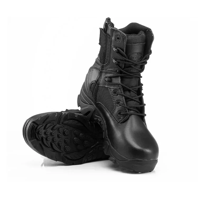 Inverno autunno Army Men Military Delta Special Force Tactical Desert Combat scarpe da lavoro alla caviglia stivali da neve in pelle da uomo