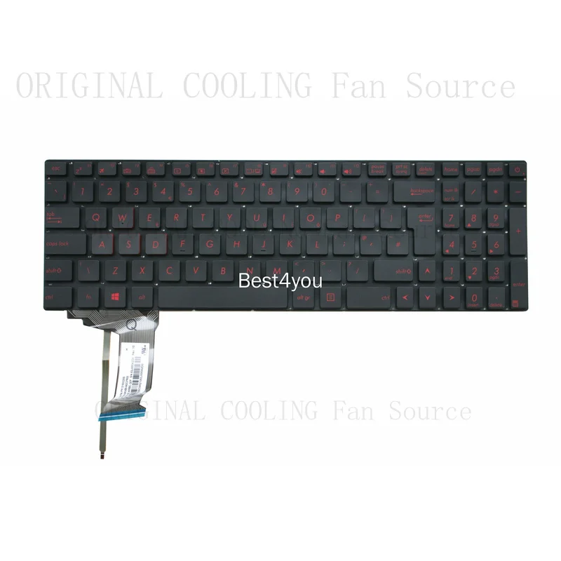 R+  New FOR ASUS ROG GL552J GL552VW GL552JX GL552VX GL552VL GL552V UK Keyboard Backlit