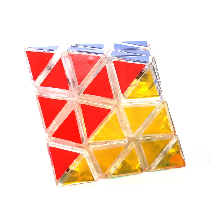 DaYan – Cube octédoïque d'angle en édition limitée, noir et blanc, jouet éducatif Transparent de forme irrégulière pour enfants