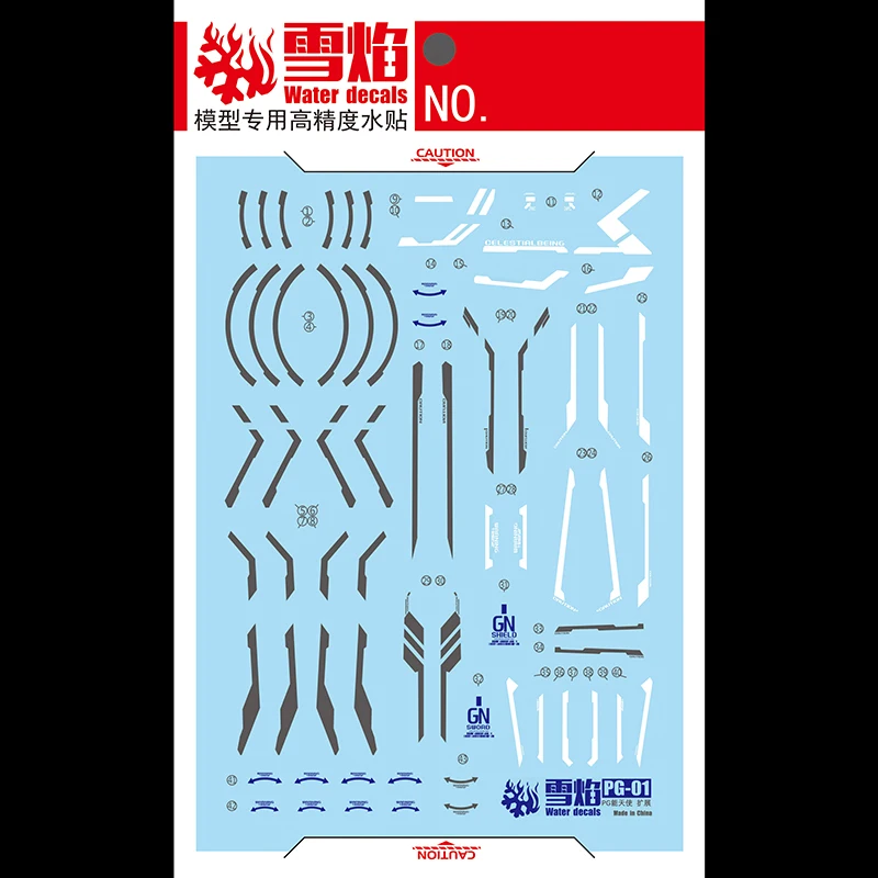 Model Decals Water Slide Decals Tool For 1/60 PG Exia Fluorescent Sticker Models Toys Accessories