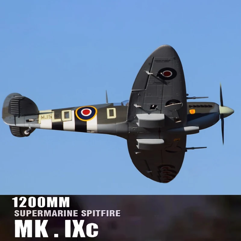 

Freewing Flightline 1200 мм размах крыльев Super Marlin Spitfire Mk Lxc собранная модель с фиксированным крылом, пропеллер, двигатель истребитель