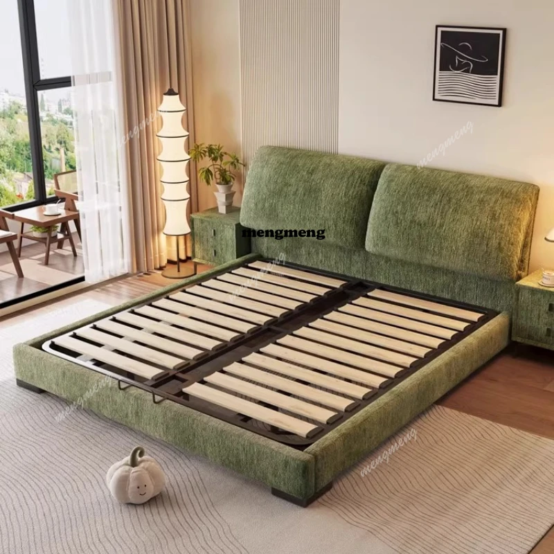 

Upholstery French Bed Lounge Twin Size Bedroom Luxury Bed Unique Modern Camas De Matrimonio Dormitorio House Accessories