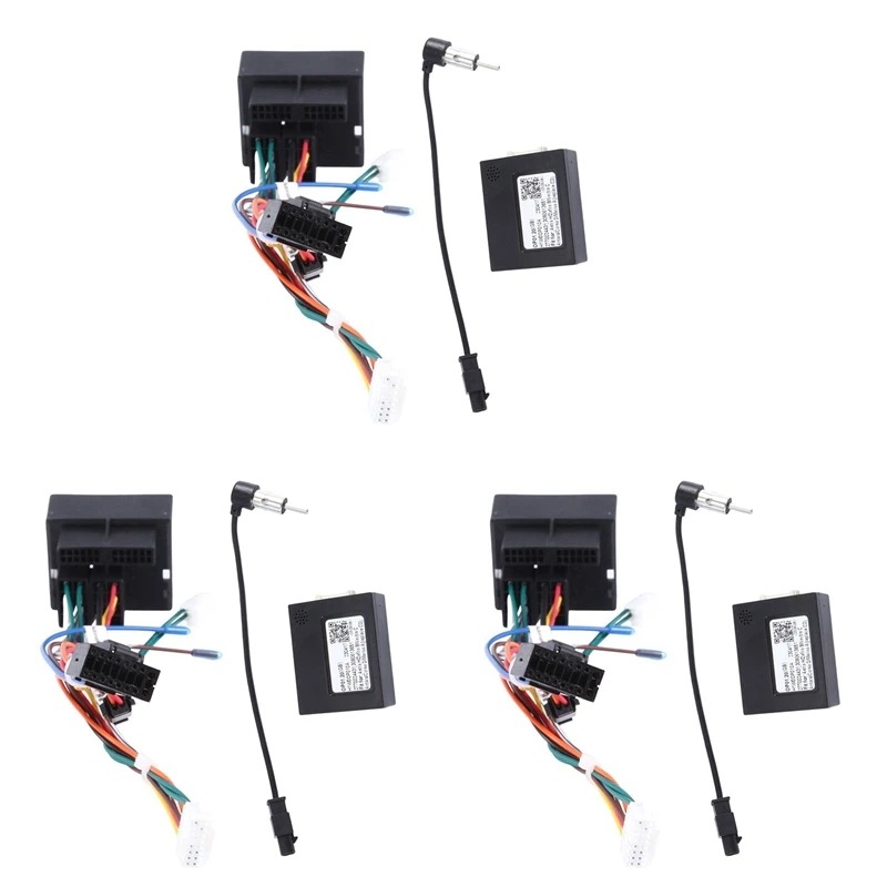 3X Radio Cable With Canbus Box For Opel Astra H Zafira B Power Wiring Harness For Android Headunit Installation Adapter