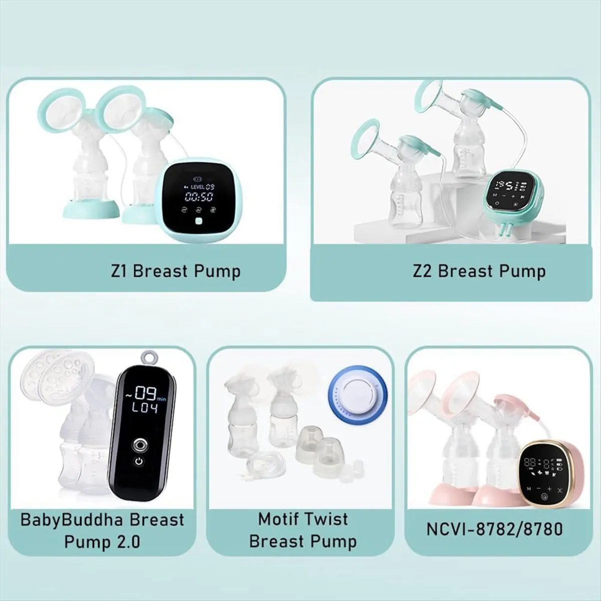 Zomee Z1/Z2/BabyBuddha/8782/8780/Motif Twist 搾乳器用バルブ 6 個とシリコンダイヤフラム 4 個