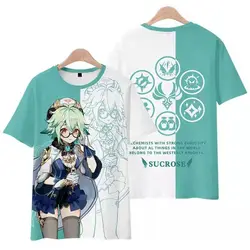 Game Genshin Impact Yun Jin 3D Print T-Shirts Women Men Casual Short Sleeve T Shirt Harajuku Streetwear Tees Tops Kids Clothing