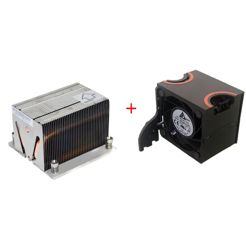 00FC529 PFR0612UHE Server fan heatsink 00FC528 for lenovo RD 450 RD650 heatsink fan assembly Refurbished