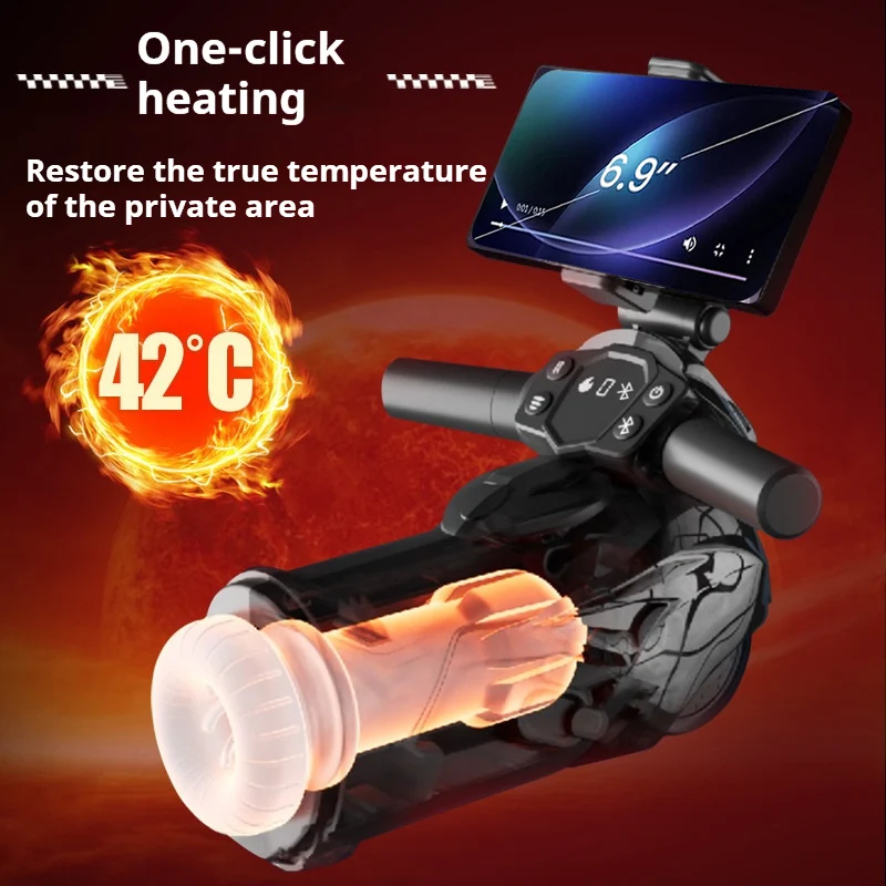 Automatic Male Masturbators Handsfree Thrusting Rotating Masturbation Cup Stroker Electric Sex Machine Adult Sex Toys For Men view 5