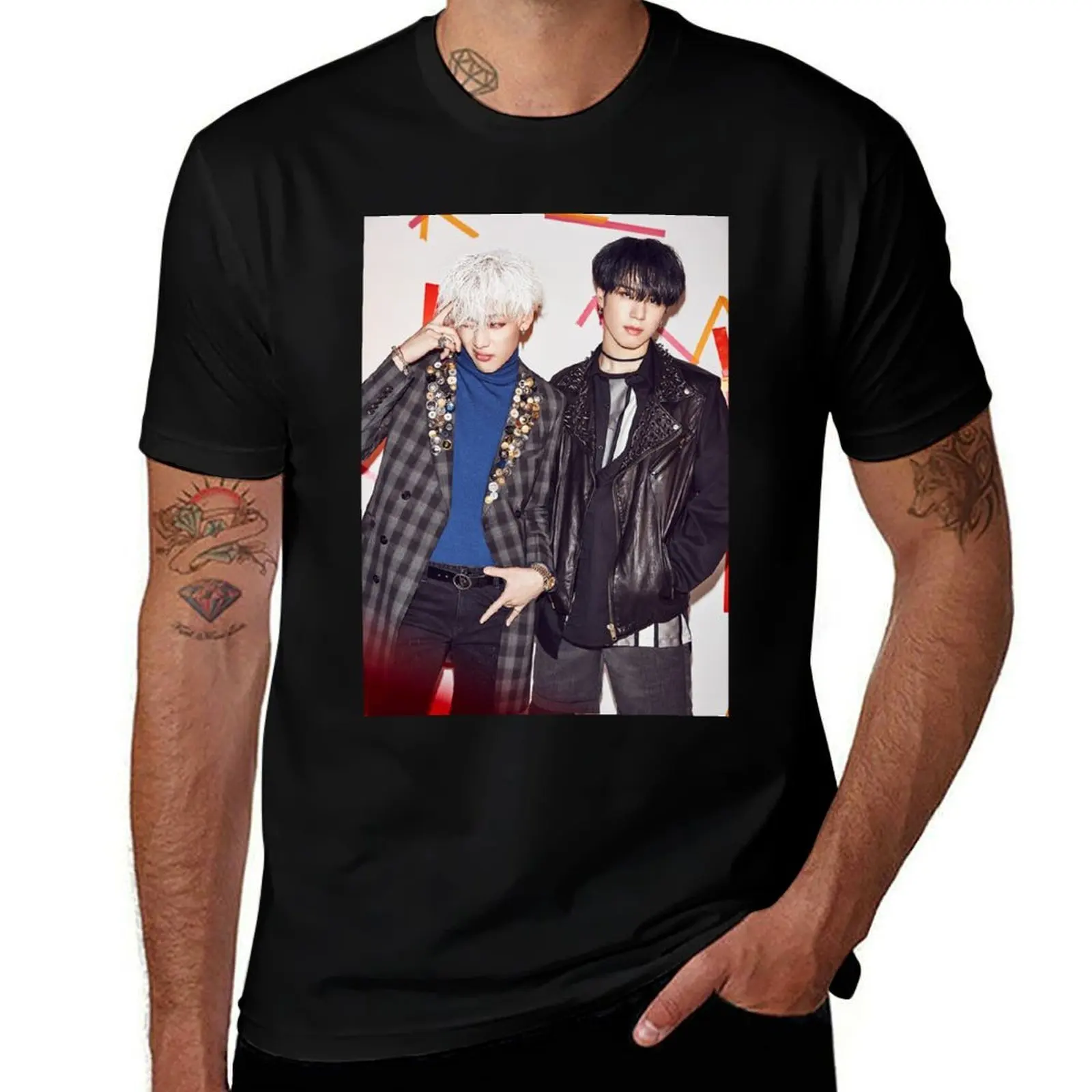 

Bambam Yugyeom GOT7 T-Shirt Basic Plain Short Sleeve Crew Neck Tee