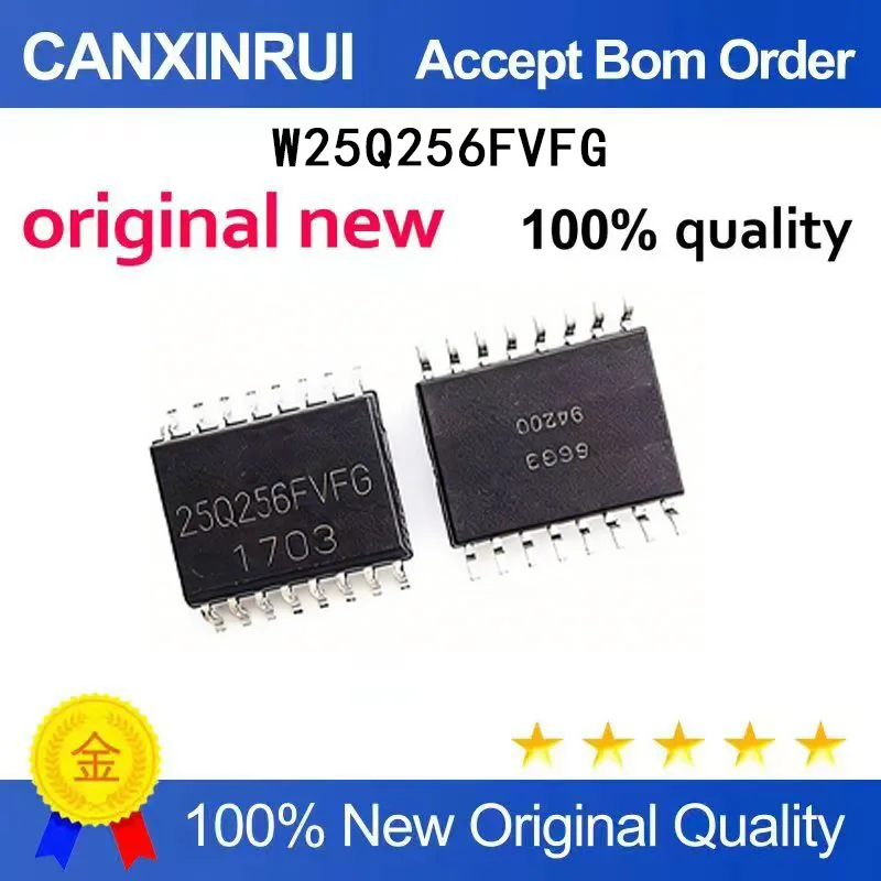 

(5-100 Pieces) Brand new original W25Q256FVFIG W25Q256FVFG SOP-16 spot chip