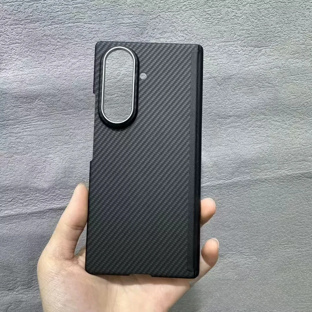 Etui magnetyczne z włókna węglowego do Samsung Galaxy Z Fold 7 z obrotowym wałkiem, owijka z włókna aramidowego 600D, magnetyczna obudowa Z Fold7, etui Magsafe — zdjęcie produktu 6