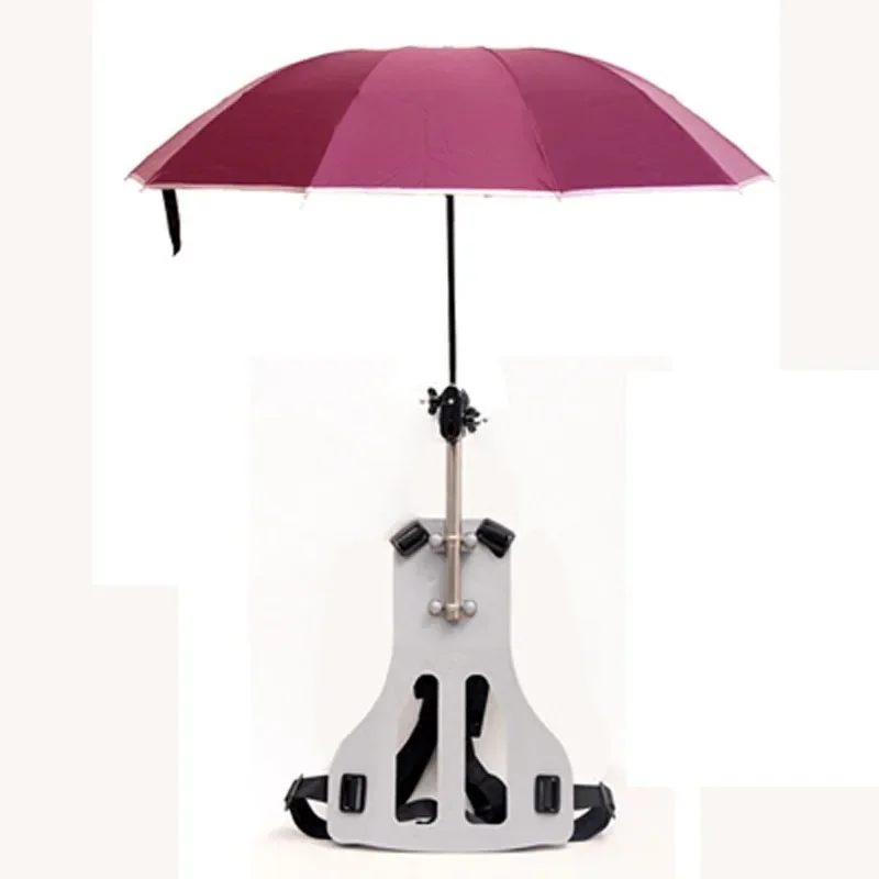 Parapluie à Dos Pliable pour l'Extérieur, Protection contre le Soleil, les Épaules, la Pluie, le Travail, la Cueillette de Thé, la Publicité pour la Pêche