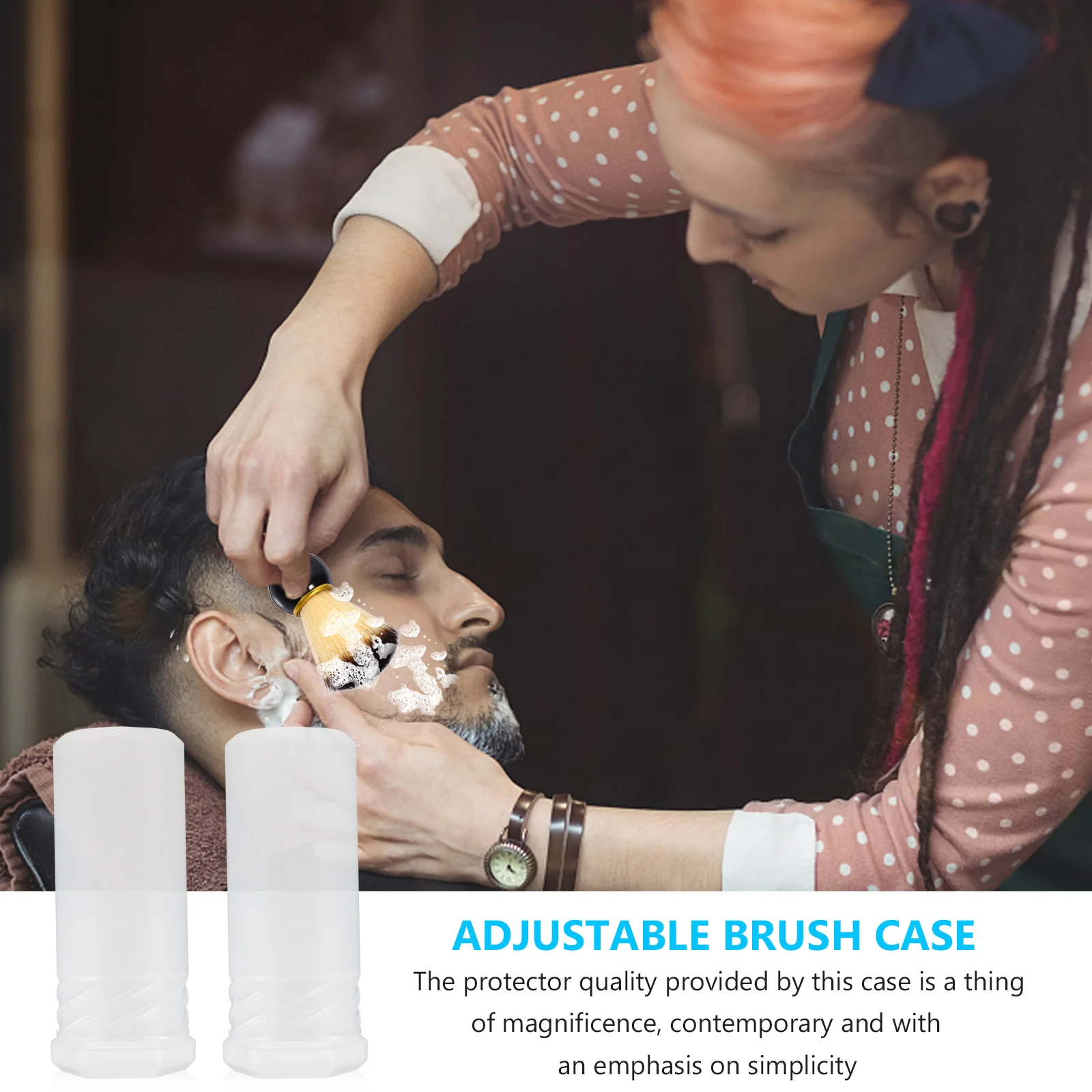 Travel Brush Box Transparent Holder Protector Case Portable Shave Electric Razor