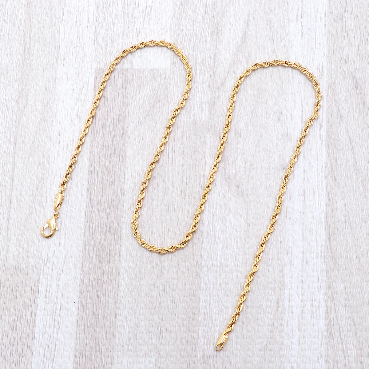 

Gold Plated Necklace 24K Pendant Golden Men Boys Swivel Design Wonderful Shape Unisex Long Length Perfect Present Friends