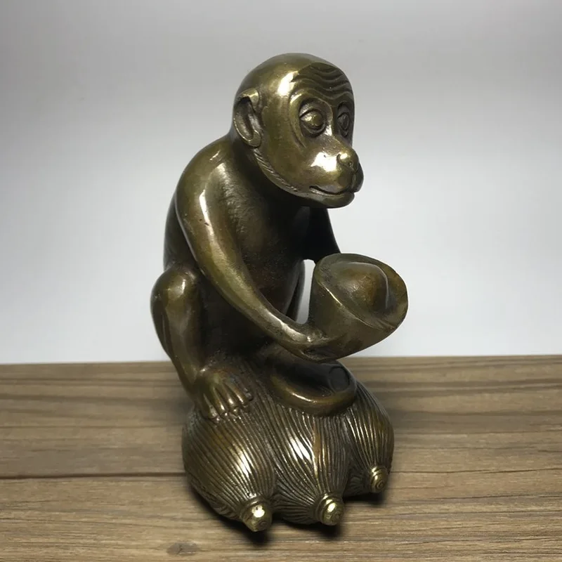 Antique ornaments, zodiac , bronze symbolizing wealth, corn monkey figurines, and lucky