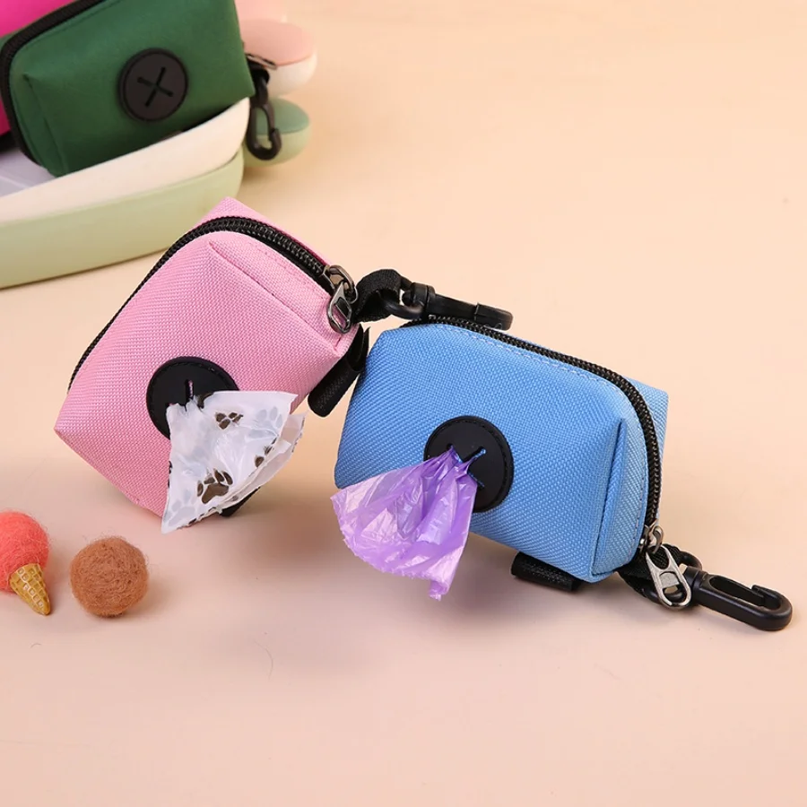 Velcro canvas pet toilet bag storage bag