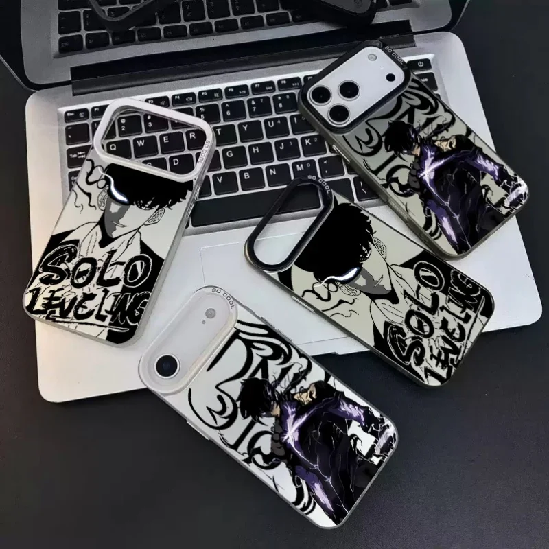 أنيمي سولو التسوية جراب هاتف ل ممن لهم رينو 14 13F 12F 11F 12 10 11 13 برو 8T 7 8 10 برو زائد A3X العثور على X8 غلاف الصلب IMD غطاء #5