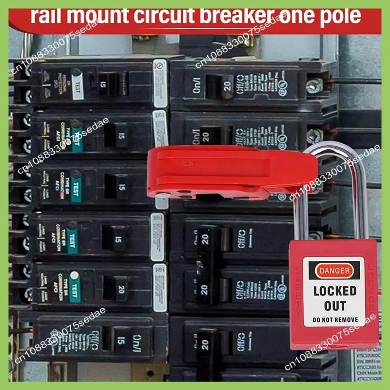 

Y19A Circuit Breaker Lockout, Lockout Tagout Breaker Lock For Standard Single And Double Toggles, Pack Of 12 Easy Install