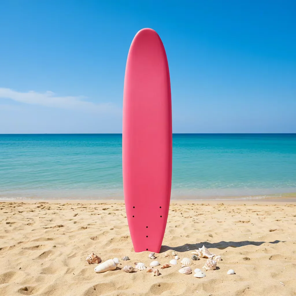 Unisex Wax- Soft Top Surfboard EVA EPS Core with Fins &  for Ocean Sports