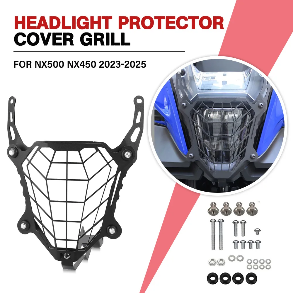 

Headlight Guard Grille Protection Cover Fit For Honda NX500 NX400 2023 2024 2025 NX 500 NX 400 Accessories Headlamp Grill Mesh