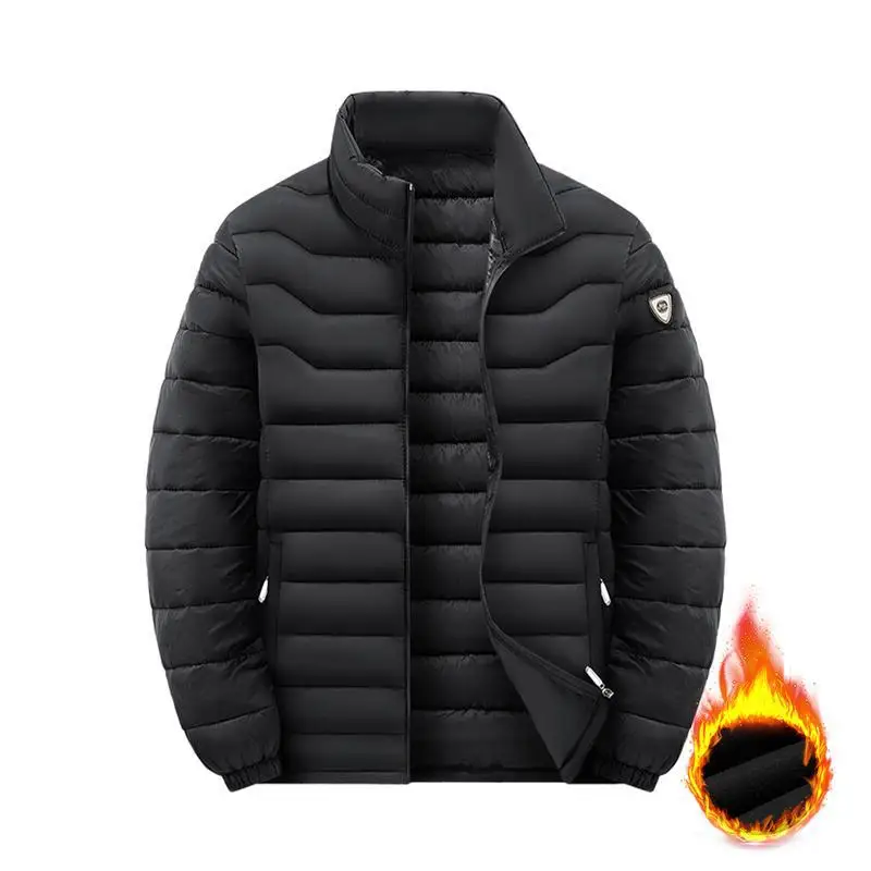 

Men's Winter Padded Coat Warm Cotton Jacket Outdoor Wear Couple's Fashion Long Style Thin Fill Material Other Material