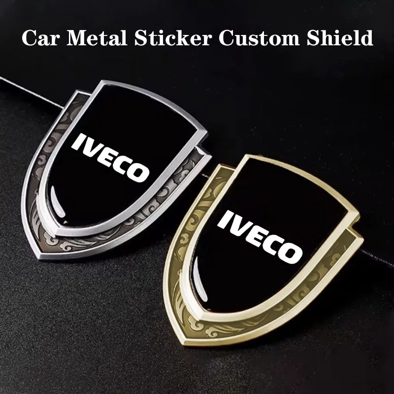 Adesivo Metálico Personalizado para Carro, Emblema de Proteção para Porta-Malas Traseiro, Adesivo para Iveco Daily IV V VI Van EcoDaily, Acessórios