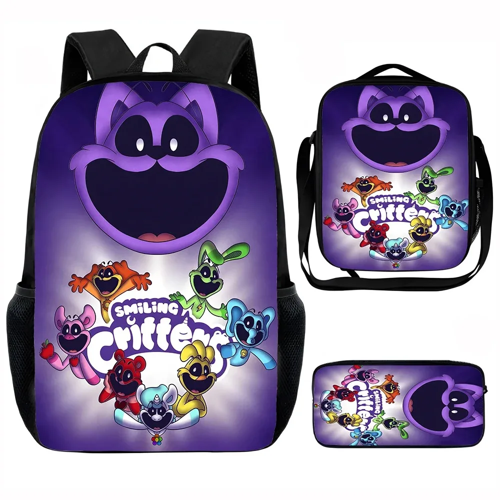 

S-smilings C-critters Child School Backpack with Lunch Bags ,Pencil Bags ,School Bags for Boys Girls Best Gift