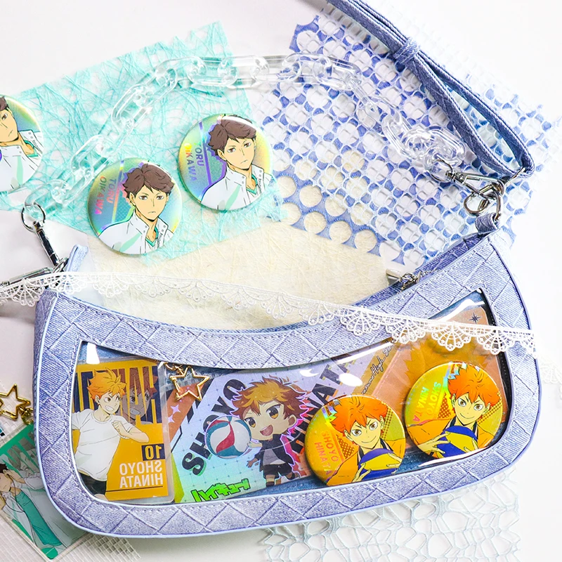 

Милая сумка через плечо в стиле Харадзюку Ulzzang с клецками для девочек, повседневная милая сумка на плечо для ежедневных поездок на работу