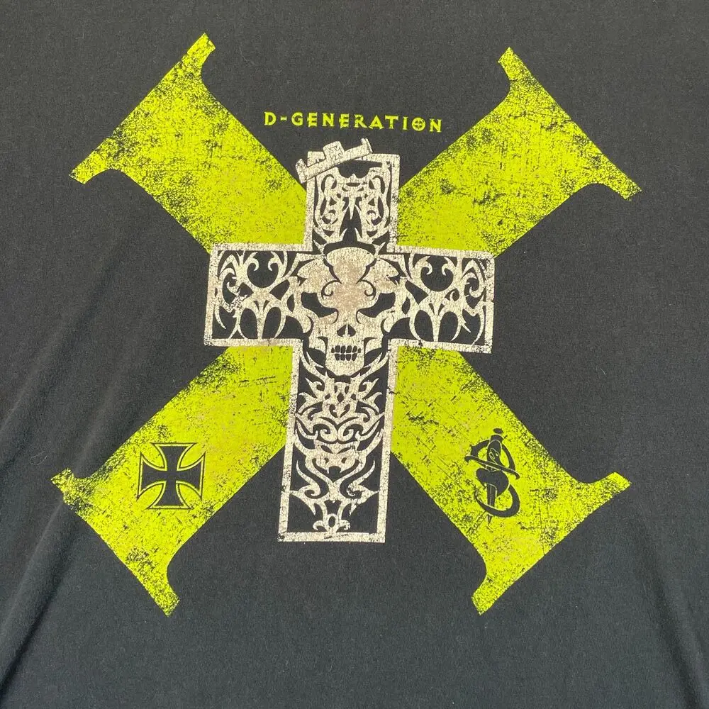 Degeneration X Heartbreak Kid King of Kings T Shirt Men's XL Black Reprint