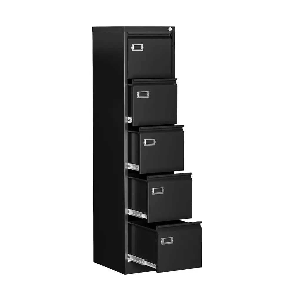 Drawer File Cabinet, Filing Cabinets for Home Office, Vertical File Cabinet with Lock, 61.6 H Locking File Cabinet for A4 Legal