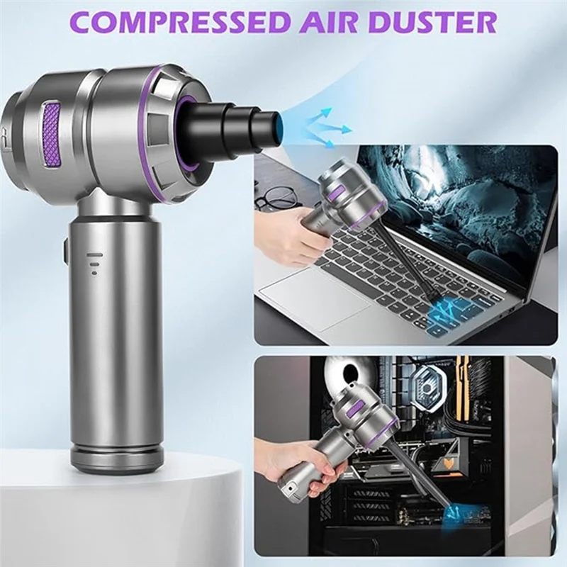 B47B-High-Suction 3 Suction Modes Car Vacuum Cleaner Handheld Brushless High-Power Dust Collector