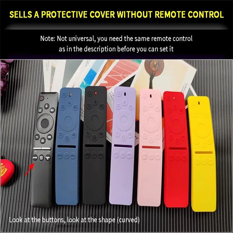 1PC Samsung TV Remote Control Protective Sleeve For BN59-01312A Anti-Drop Silicone Cover Case Dustproof Waterproof All-Inclusive