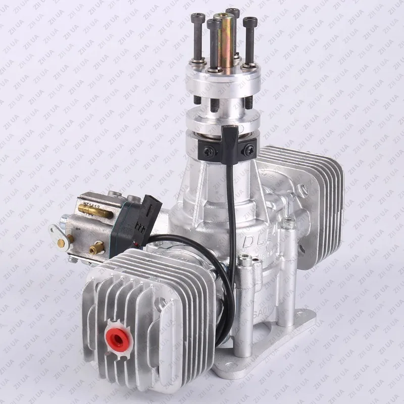 DLE40 Yeni Orijinal DLE 40CC Benzinli Motor Çift Silindirli DLE RC Uçak için Yan Egzoz Doğal Rüzgar Soğuk El Çalıştırmalı