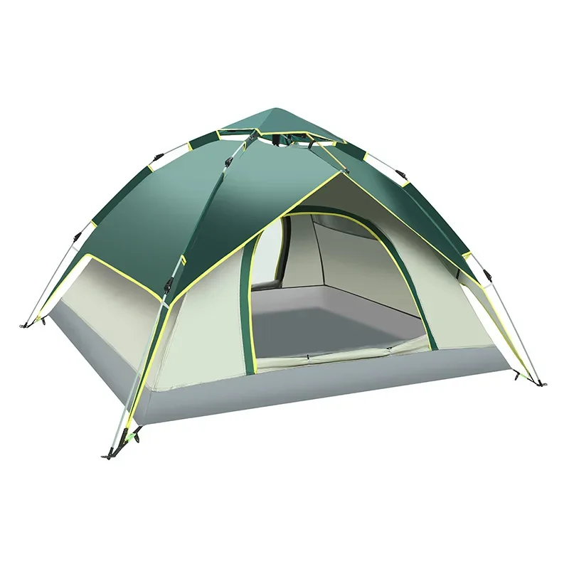 3/4 Full-automatic Camping Tent Waterproof, Sun-proof, Thickened, Double-layer Multifunctional, Ultra-light and Durable Tent