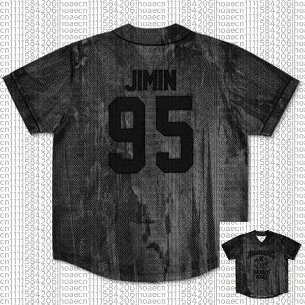 BTS What Is Your Love Song Arirang World Tour Konzert 3D Unisex Jersey, Kpop Y2k Atmungsaktives V-Ausschnitt-Shirt in Grau für Erwachsene und Kinder – Detail 6