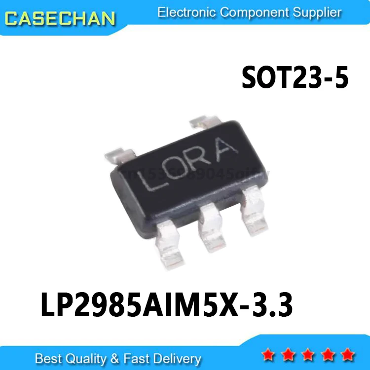200 шт. LP2985AIM5X-3,3 LP2985AIM5X LP2985 SOT23-5 SMD