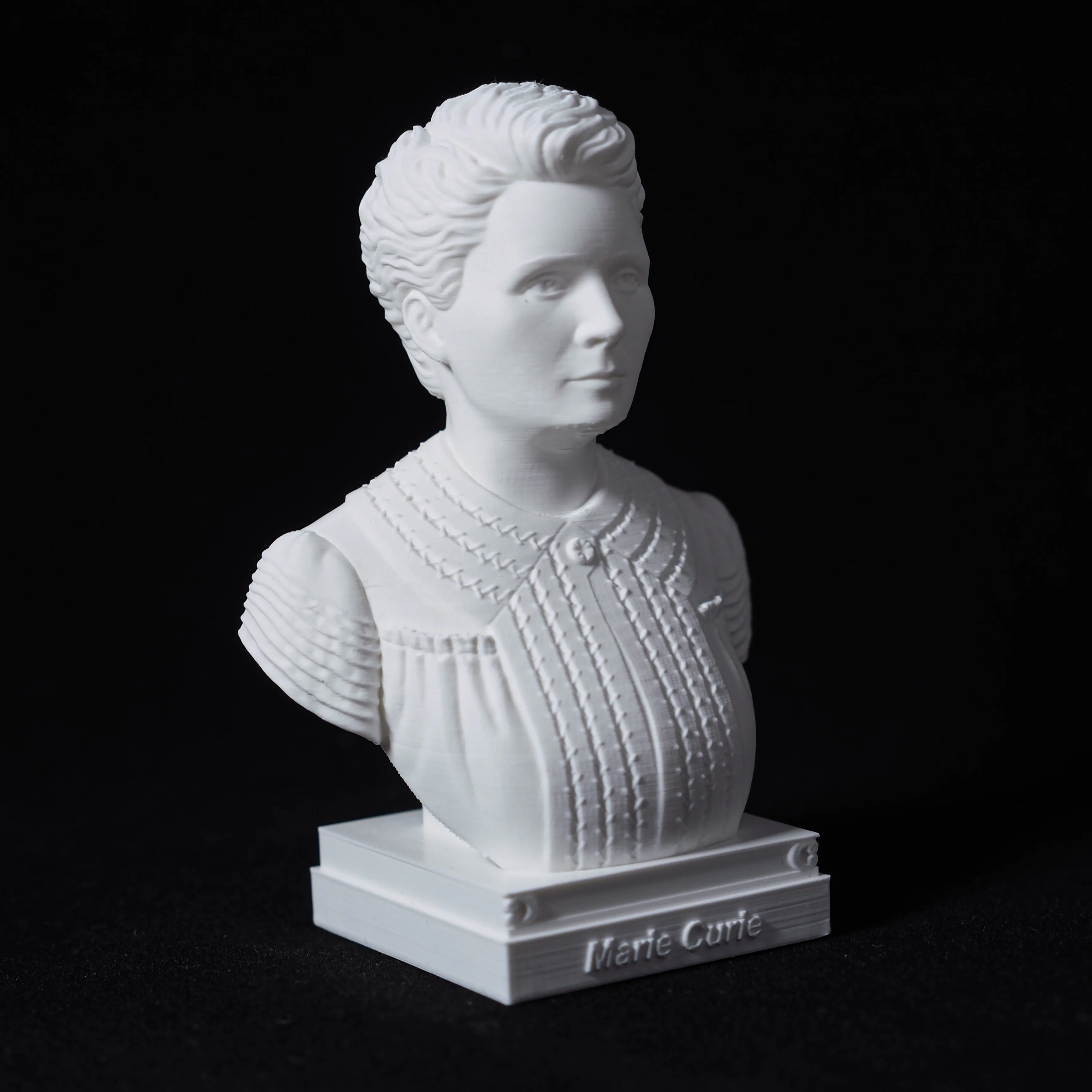 Marie Curie ornaments statue hand model decoration bust crafts great man portrait desk desk, 3D printing PLA plastic