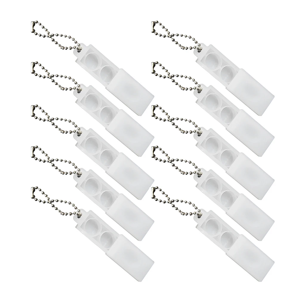 

10pcs Box Keychain Amplifier Case Storage Holder Lightweight Mini Size Spare Batteries Organizer Portable