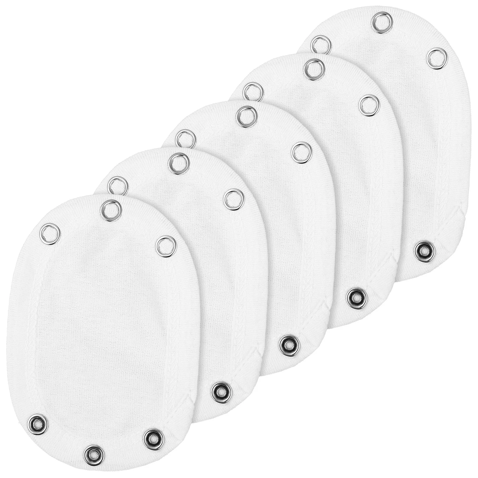 

5pcs Baby Bodysuit Extenders Soft Cotton Snap Buttons Adjustable Length Bodysuit Extension Strap Easy Wash Comfortable Fit