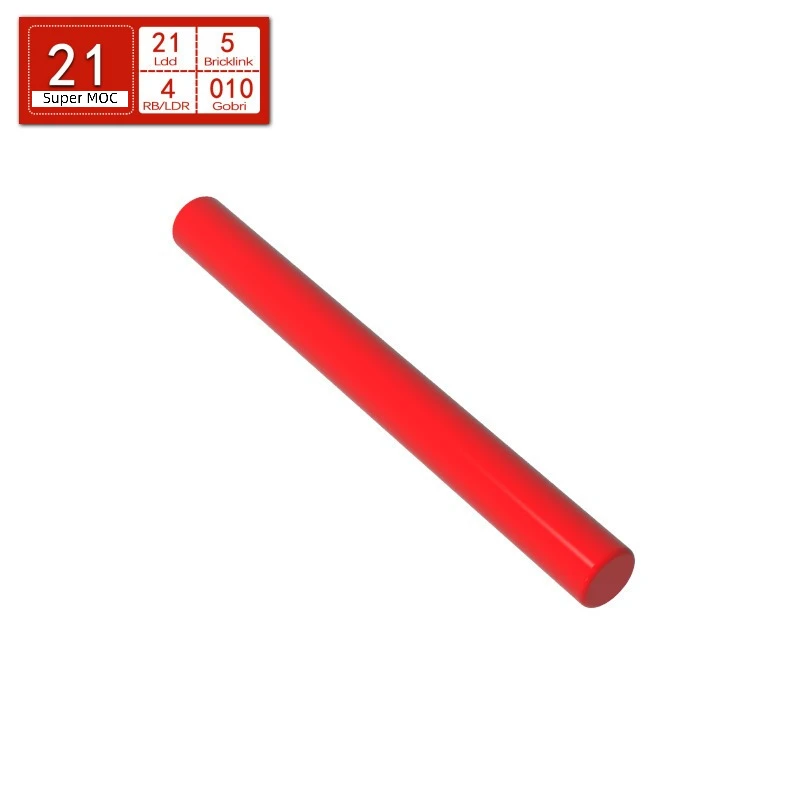 10pcs Moc Accessories Bar Arrow MOC Bricks 3L Compatible with 30374 21462 2.4CM Assembles Particles Building Blocks Part Toys