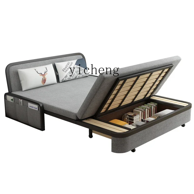 

simple dual-purpose sofa bed foldable 1.5 living room single multi-functional storage model