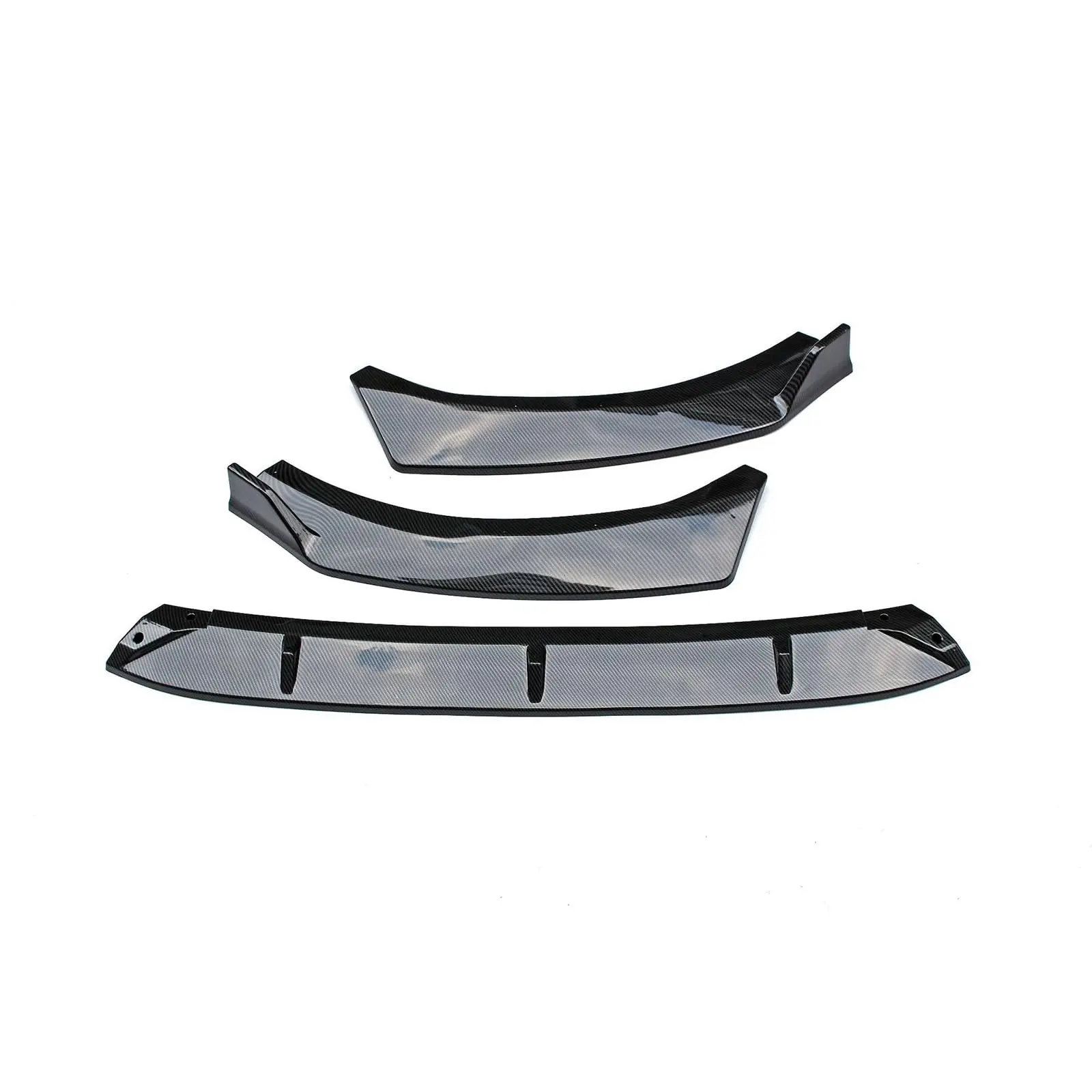 3PCS Front Bumper Lip Compatible with 2021 2022 2023 2024 Kia K5, ABS Front Air Dam Body Kit Chin Spoiler Splitter Diffuser