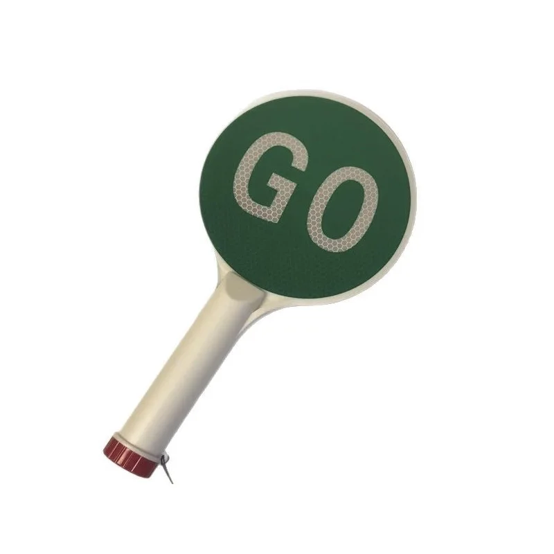 Handheld Road Traffic Stop Command Sign Student Crosswalk Warning Sign Go Short One-Piece Handheld Cheer Sign