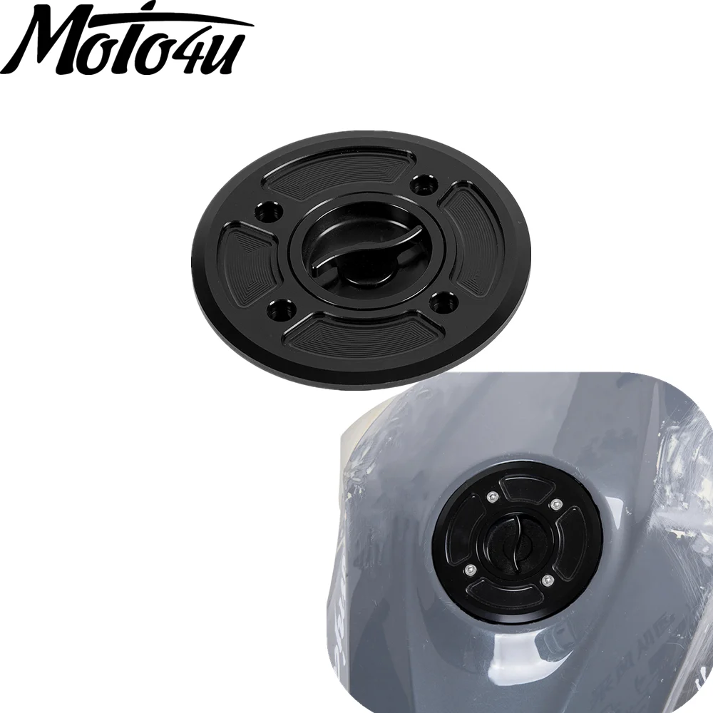 

CNC Aluminum Motorcycle Fuel Gas Cap Tank Cap Cover For Kawasaki NINJA400 Ninja 400 2018 2019