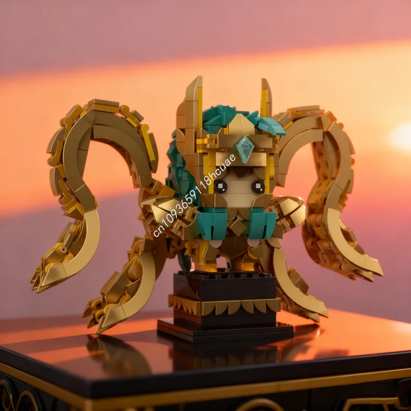 

954 шт. MOC Водолей Камис Бог тканевая модель строительные блоки игрушка архитектура рождественские подарки сборка DIY кирпич детский день рождения